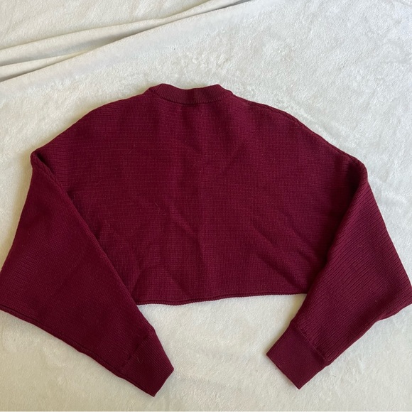 Wilfred Free Lolan Sweater in Burgundy - Size XXS - Picture 6 of 6